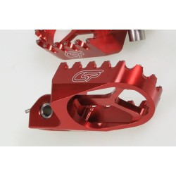 Repose pied alu CSP reculé -7mm rouge