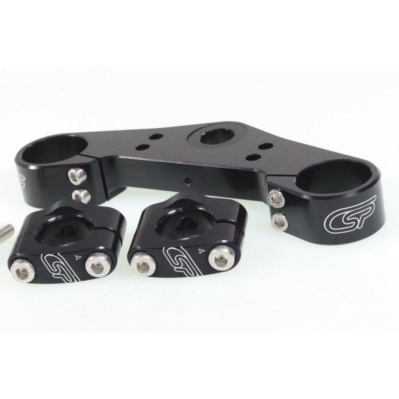 Té de fourche CSP BETA evo supérieur 38mm noir avec pontet