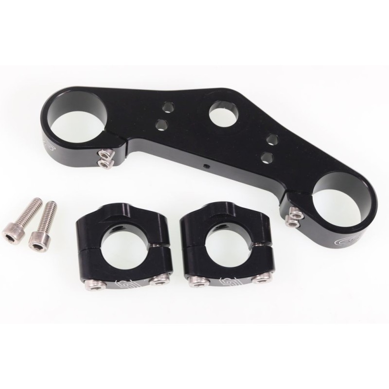 Té de fourche CSP BETA evo supérieur 38mm noir avec pontet