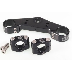 Té de fourche CSP BETA evo supérieur 38mm noir avec pontet