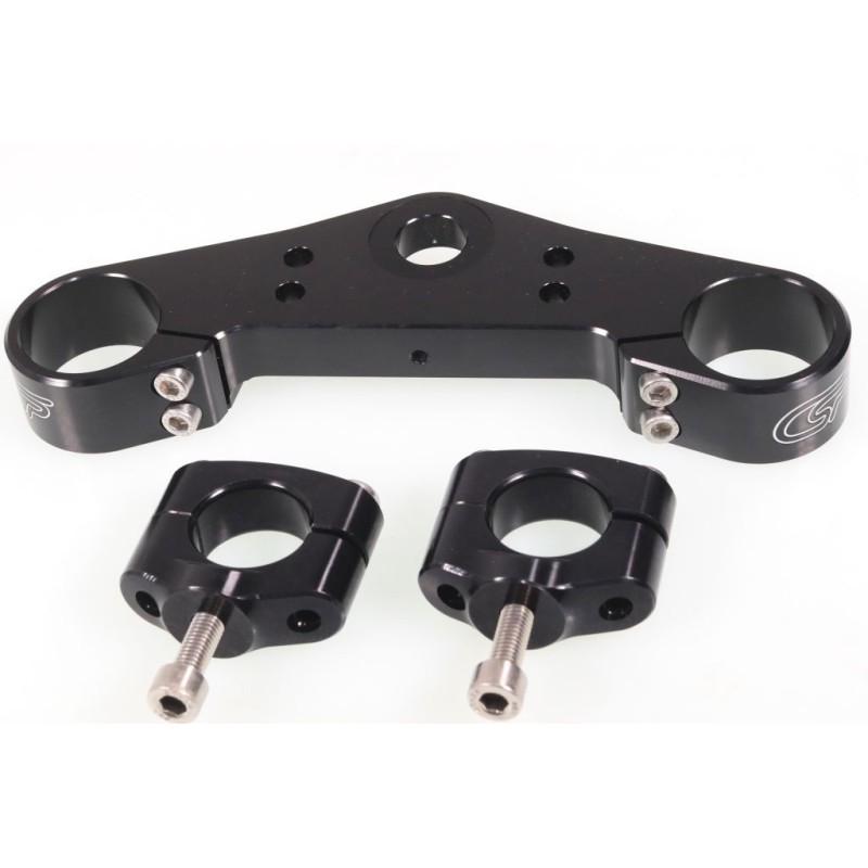 Té de fourche CSP BETA evo supérieur 38mm noir avec pontet