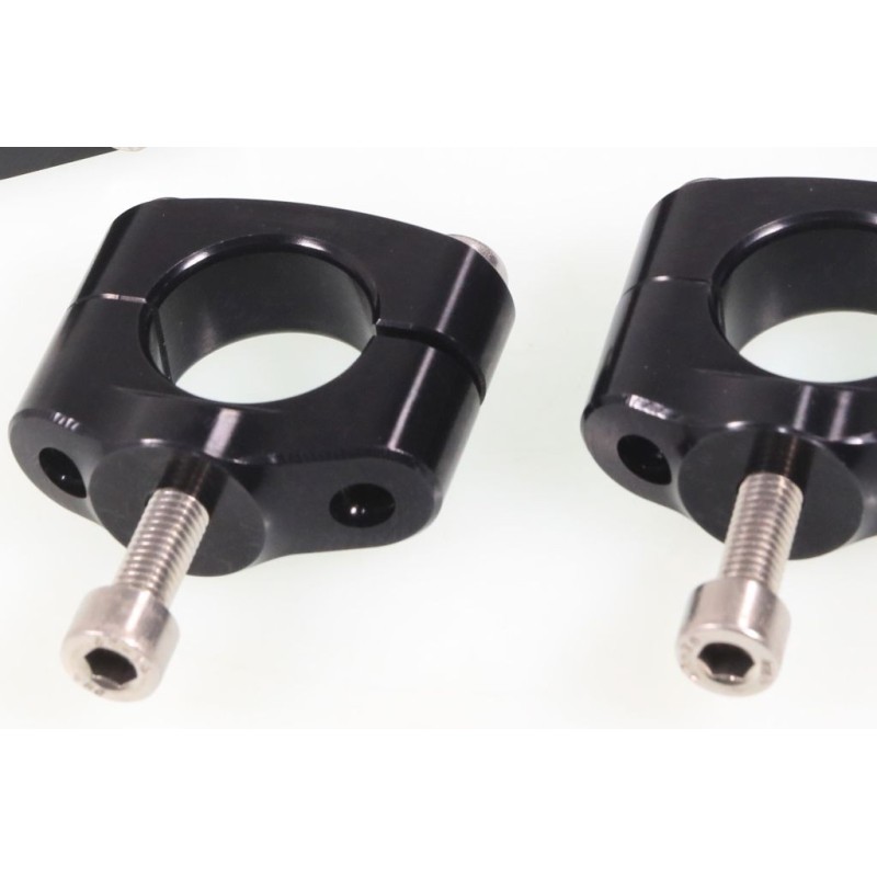 Té de fourche CSP BETA evo supérieur 38mm noir avec pontet