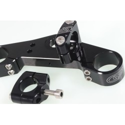 Té de fourche CSP BETA evo supérieur 38mm noir avec pontet