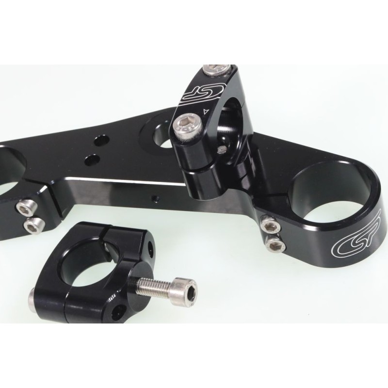 Té de fourche CSP BETA evo supérieur 38mm noir avec pontet