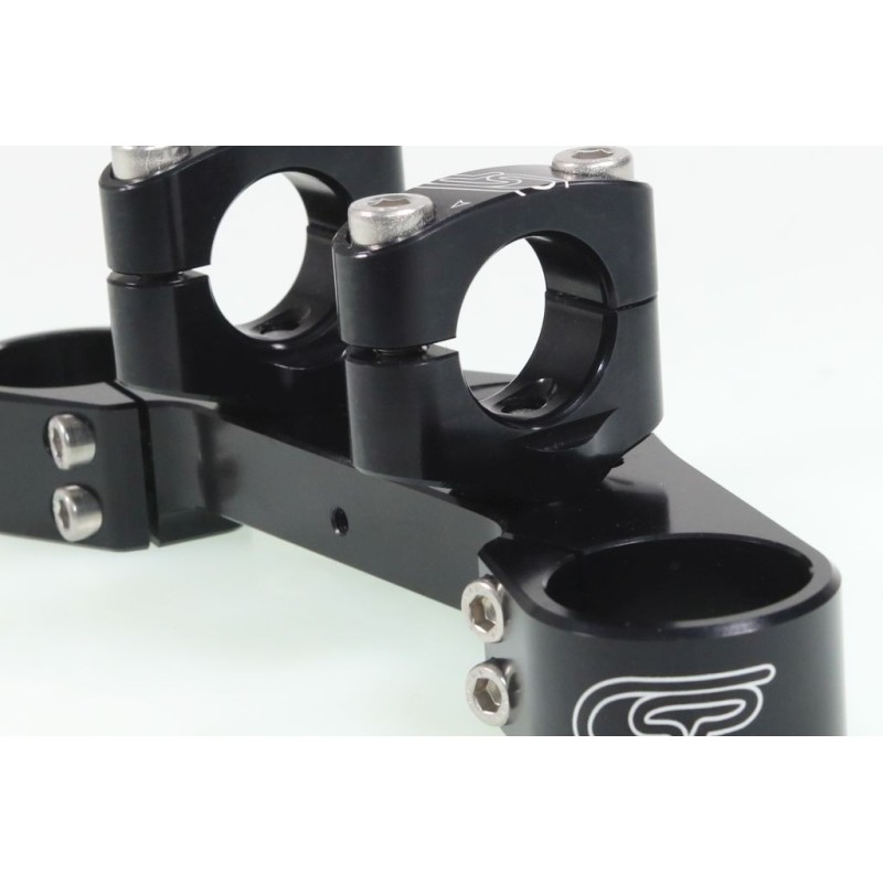 Té de fourche CSP BETA evo supérieur 38mm noir avec pontet
