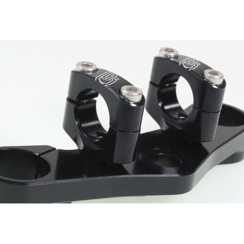 Té de fourche CSP BETA evo supérieur 38mm noir avec pontet
