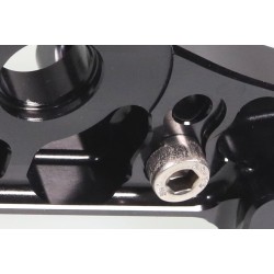 Té de fourche CSP BETA evo supérieur 38mm noir avec pontet