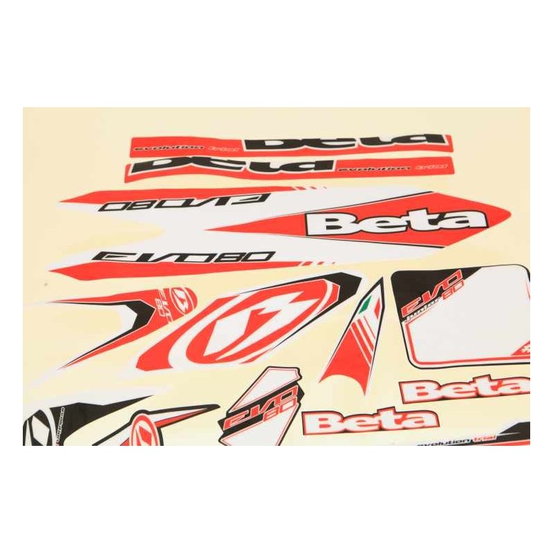 Kit autocollant BETA 2013 evo 80 complet