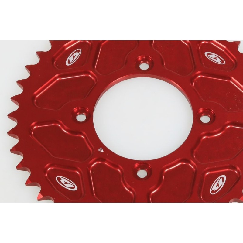 Couronne 4 trous fermée BETA rouge