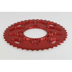 Couronne 4 trous fermée BETA rouge