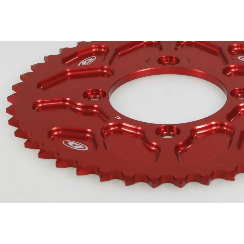Couronne 4 trous fermée BETA rouge
