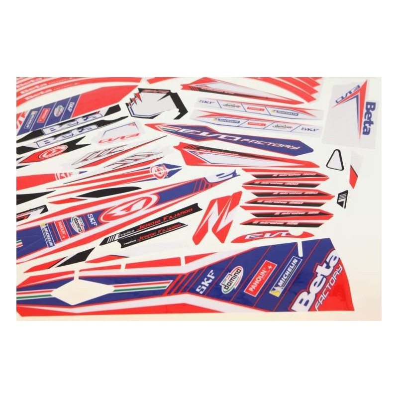 Kit autocollant BETA 2012 Evo Factory complet