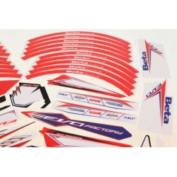Kit autocollant BETA 2012 Evo Factory complet