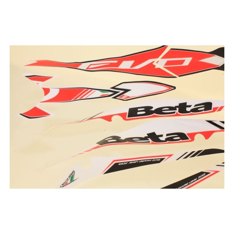 Autocollant garde boue AR BETA 2013