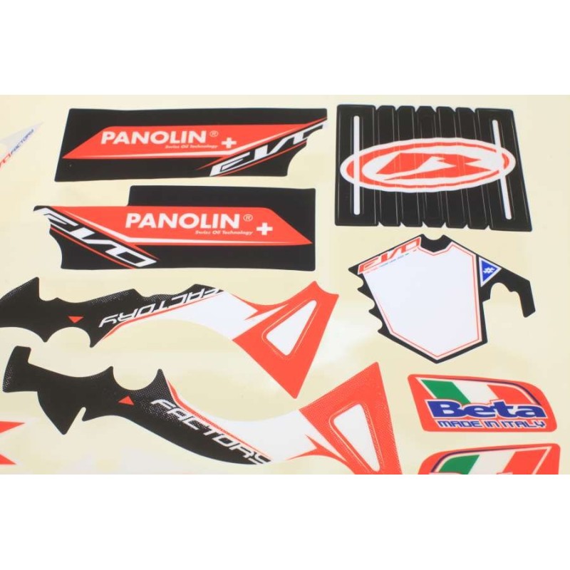 Kit autocollant BETA 2013 factory partiel