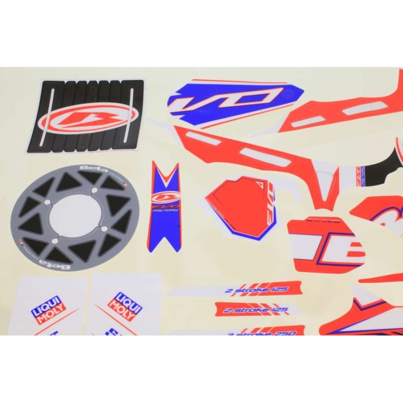 Kit autocollant BETA 2016 factory partiel