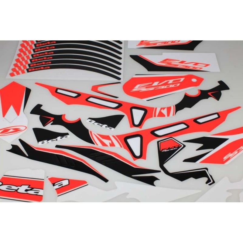 Kit autocollant BETA 2018 SS partiel