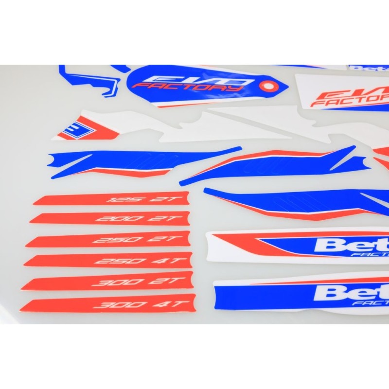 Kit autocollant BETA 2018 factory partiel