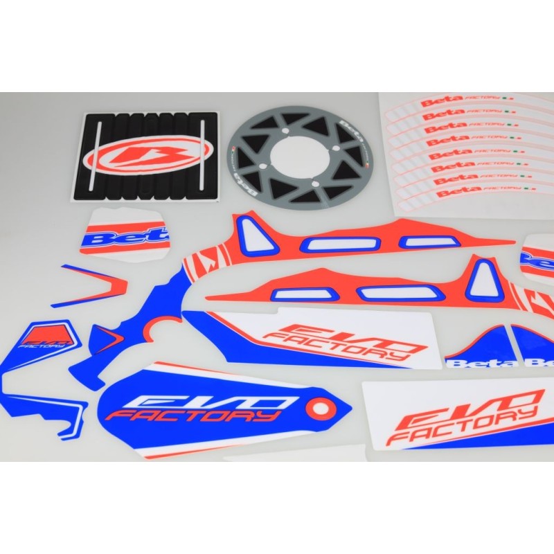 Kit autocollant BETA 2018 factory partiel