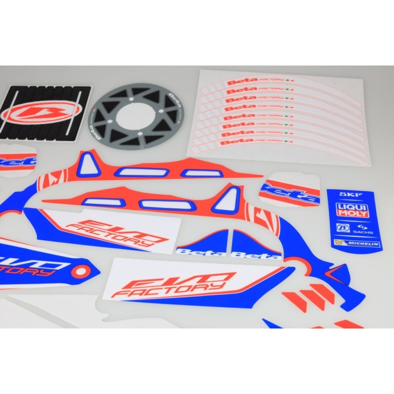 Kit autocollant BETA 2018 factory partiel