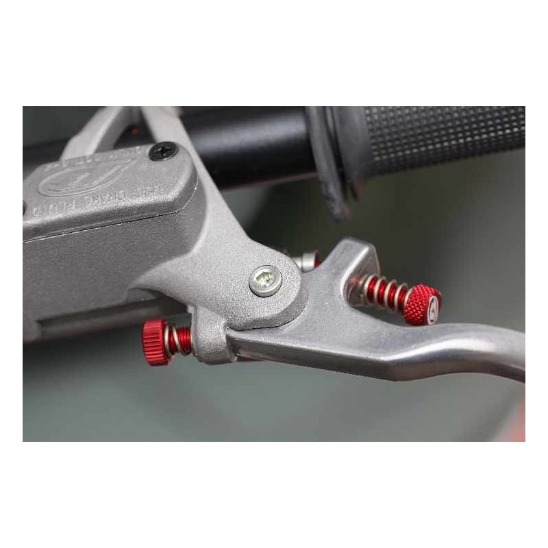 Kit vis reglage levier et butée M/C BETA rouge
