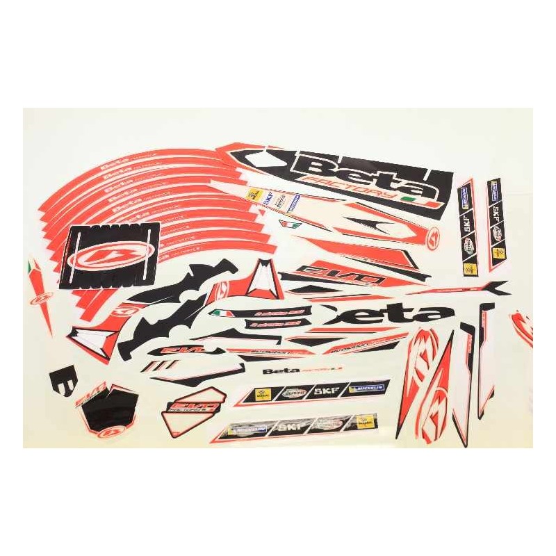Kit autocollant BETA 2011 Factory complet