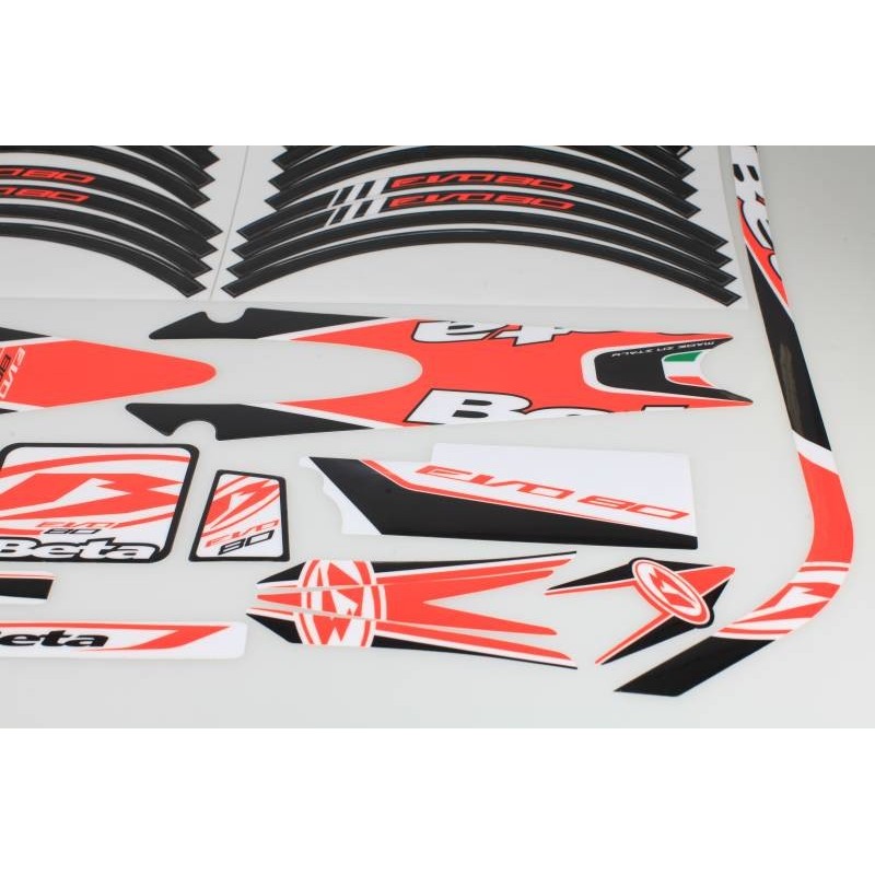 Kit autocollant BETA 2018 evo 80 partiel