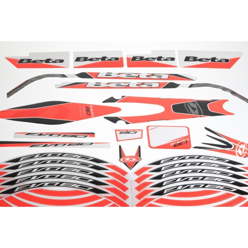 Kit autocollant BETA 2019 evo 80 complet