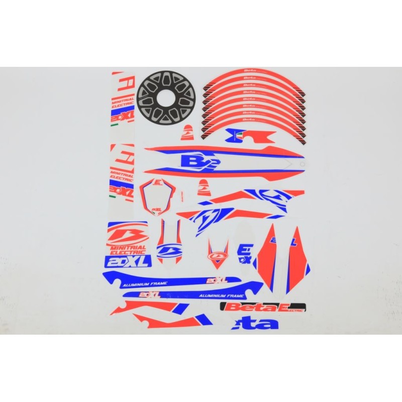 Kit autocollant BETA électrique 20p XL complet