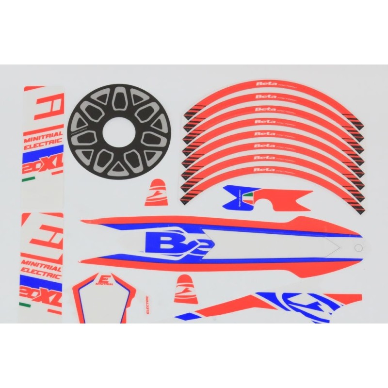 Kit autocollant BETA électrique 20p XL complet