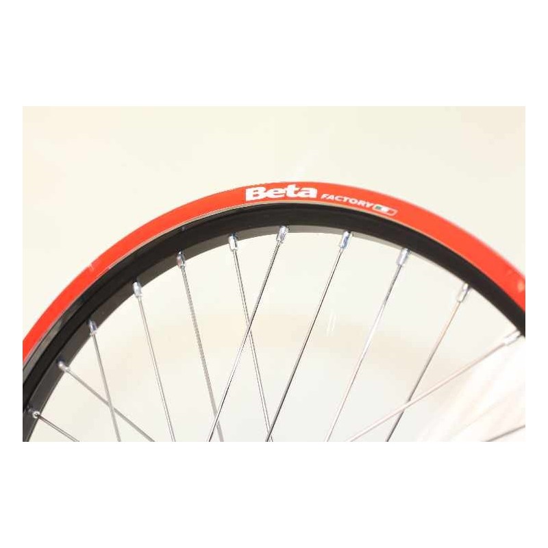 Autocollant cerceau de roue BETA rouge