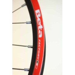 Autocollant cerceau de roue BETA rouge