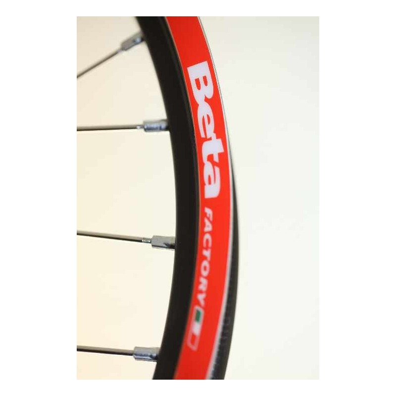 Autocollant cerceau de roue BETA rouge