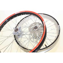 Autocollant cerceau de roue BETA rouge