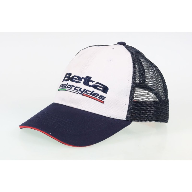 Casquette BETA Racing bleu et rouge