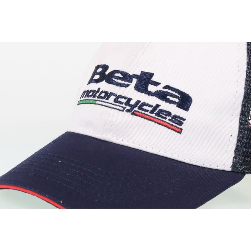 Casquette BETA Racing bleu et rouge