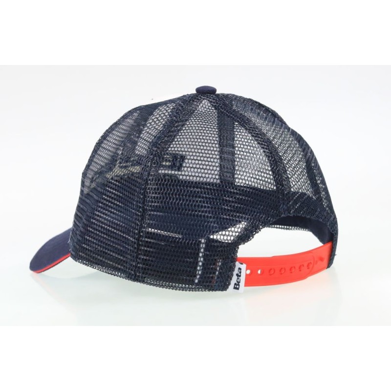 Casquette BETA Racing bleu et rouge