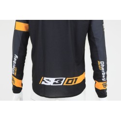 Maillot S3 déco DHERBEY MOTO 2021-2022 noir/orange