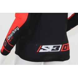 Maillot enfant S3 déco DHERBEY MOTO 2021-2022 rouge