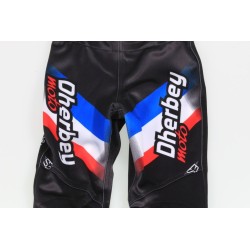 Pantalon enfant S3 déco DHERBEY MOTO 2024 bleu/blanc/rouge