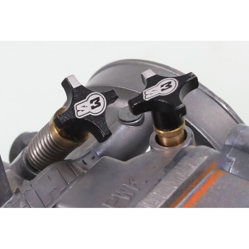Kit vis ralenti/air S3 carburateur KEIHIN noir