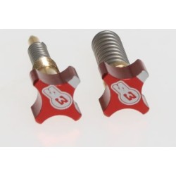 Kit vis ralenti/air S3 carburateur KEIHIN rouge