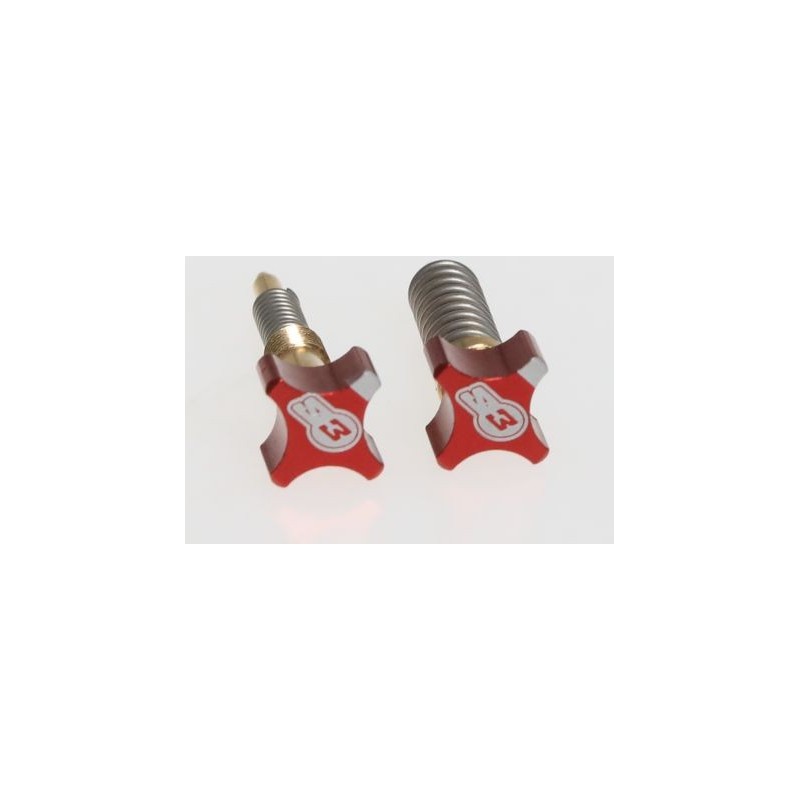 Kit vis ralenti/air S3 carburateur KEIHIN rouge