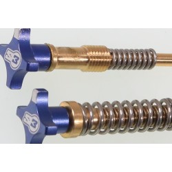 Kit vis ralenti/air S3 carburateur KEIHIN bleu