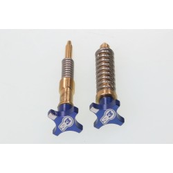 Kit vis ralenti/air S3 carburateur KEIHIN bleu