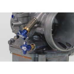 Kit vis ralenti/air S3 carburateur KEIHIN bleu