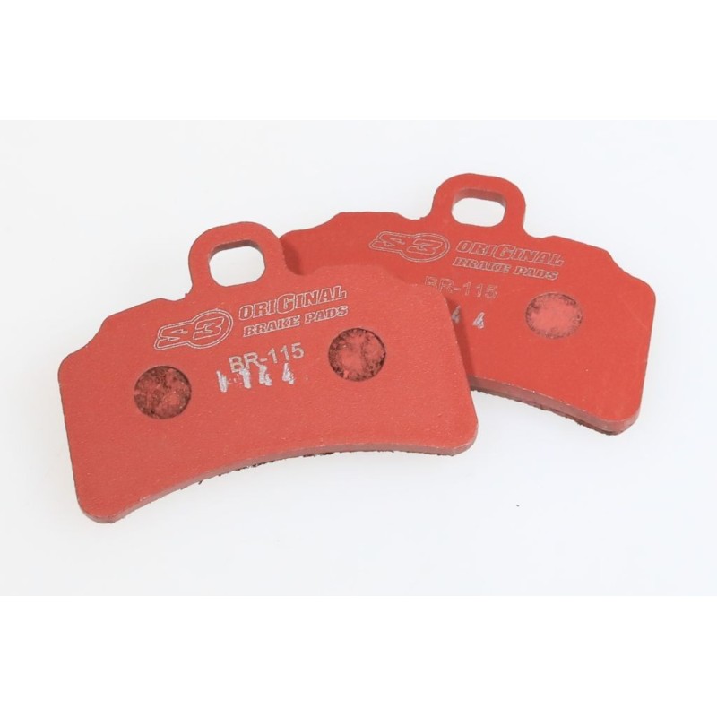 Plaquettes frein AV type 511 S3 BRAKTEC Original rouge