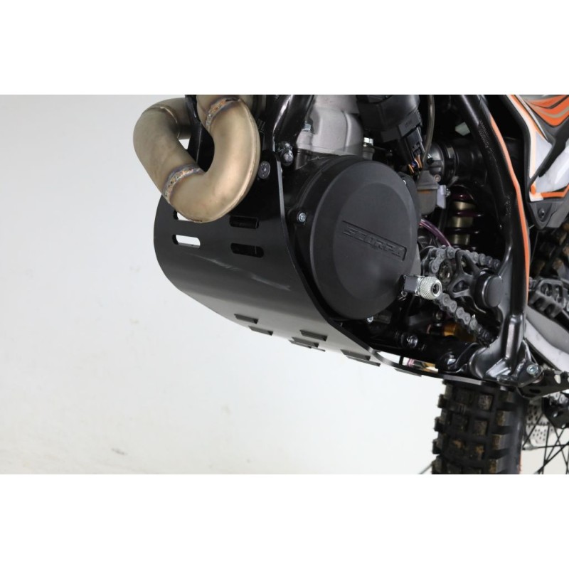 Sabot moteur S3 SCORPA 2015-2022 et SHERCO 2016-2022 renforcé noir