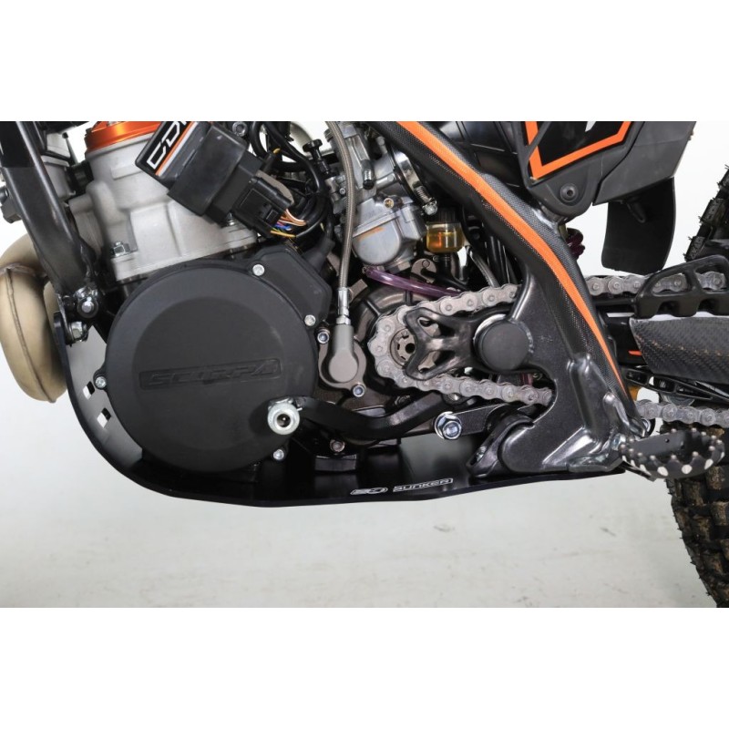 Sabot moteur S3 SCORPA 2015-2022 et SHERCO 2016-2022 renforcé noir