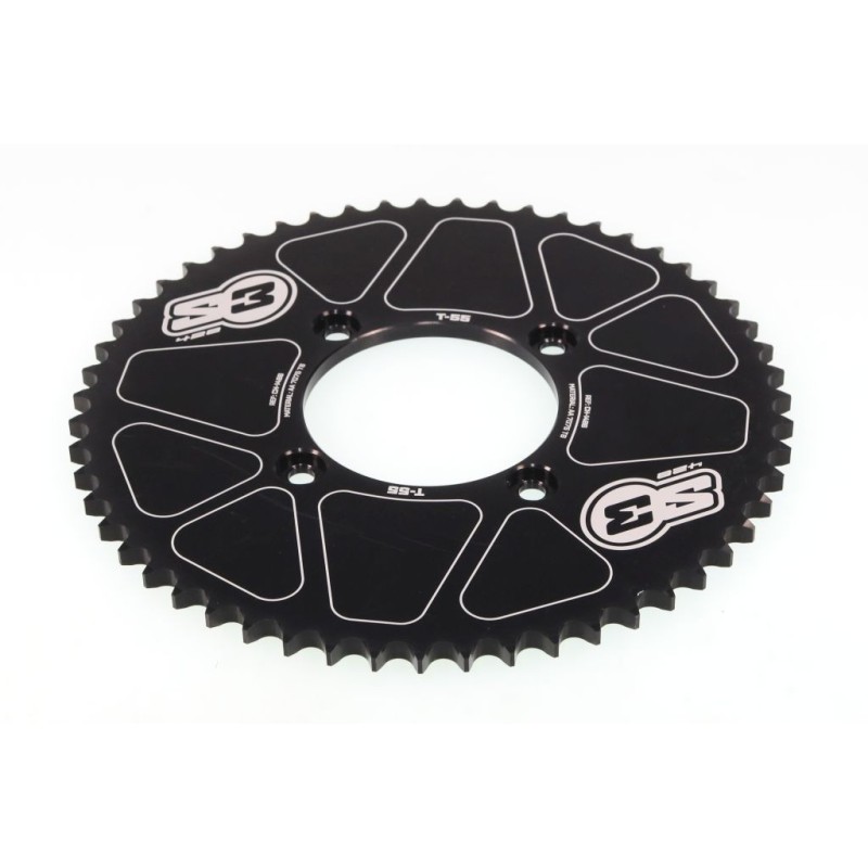 Couronne 4 trous fermée S3 ELECTRIC MOTION noir